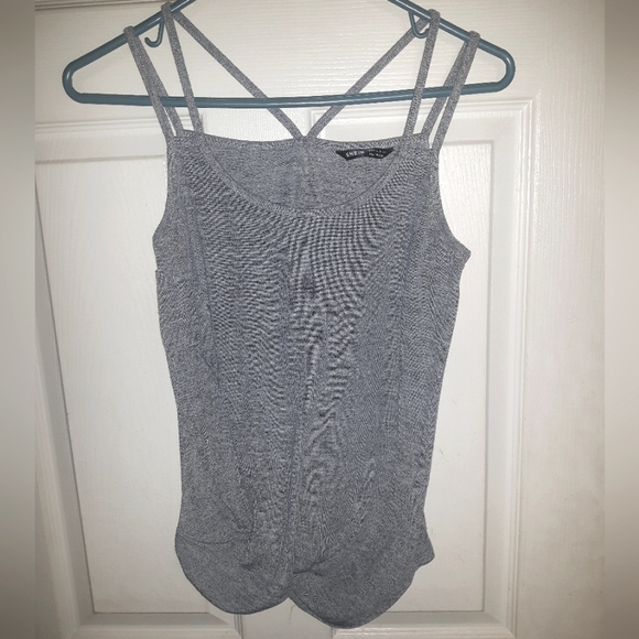 💌 5 for 15 - Small Grey Tanktop with Runched Bottom - Picture 1 of 6